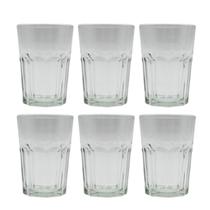 Conjunto 6 Copos Facetado Long Drink Vidro Bar 400ml Conjunto 6 Copos Facetado Long Drink Vidro Bar 400ml