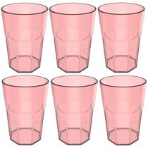 Conjunto 6 Copos Jogo De Copos Para Suco Água 400ml
