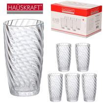 Conjunto 6 Copos Long Drink Alto 400ml CPLG058TR - Hauskraft Conjunto 6 Copos Long Drink Alto 400ml CPLG058TR - Hauskraft