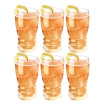 Conjunto 6 Copos Long Drink Barcelona Vidro Bar 370ml Conjunto 6 Copos Long Drink Barcelona Vidro Bar 370ml