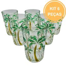 Conjunto 6 Copos Palm Tree 350ml