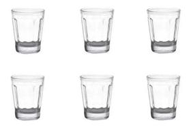 Conjunto 6 Copos para Shot de VidroTransparente 56ml Lyor