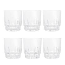 Conjunto 6 Copos Suco Drink Whisky De Vidro Grosso 300Ml - Kadê