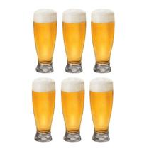 Conjunto 6 Copos Tulipa Chopp Cerveja Vidro Bar 325ml