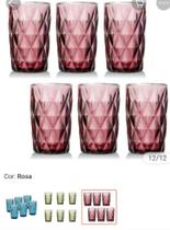 Conjunto 6 copos vidro 350ml