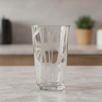 Conjunto 6 Copos Vidro Arido 300ml Jogo Bebidas Água Suco Mesa Cozinha Elegante Transparente Resistência Durabilidade