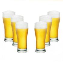 Conjunto 6 Copos Vidro Cerveja Pilsen Chopp Tulipa 200Ml