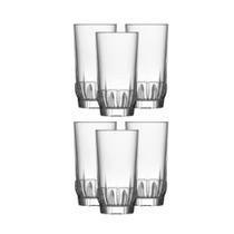 Conjunto 6 Copos Vidro Plasvale 320ml Glass Conjunto 6 Copos Vidro Plasvale 320ml Glass
