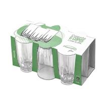 Conjunto 6 Copos Vidro Plasvale 320ml Lune Conjunto 6 Copos Vidro Plasvale 320ml Lune