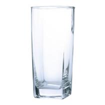 Conjunto 6 Copos Vidro Texas Transparente 320 ml Luxo Suco