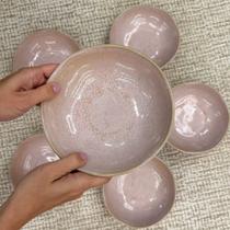 Conjunto 6 Cumbucas Orgânico Rustic Litchi17,5x5,5cm 520ml Conjunto 6 Cumbucas Orgânico Rustic Litchi17,5x5,5cm 520ml