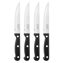Conjunto 6 Facas de Mesa Serrilhadas Cozinha Carne Multiuso Conjunto 6 Facas de Mesa Serrilhadas Cozinha Carne Multiuso