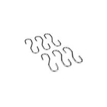 Conjunto 6 Ganchos Multiuso Niquelart