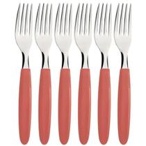 Conjunto 6 Garfos De Mesa Em Aço Inox Tramontina