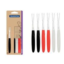 Conjunto 6 Garfos para Petiscos Garfinho para Aperitivos Porções Tramontina Ipanema Colorido Conjunto 6 Garfos para Petiscos Garfinho para Aperitivos Porções Tramontina Ipanema Colorido