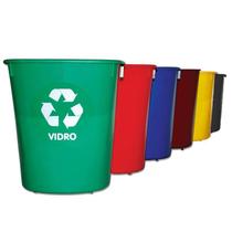 Conjunto 6 Lixeiras Coloridas Para Separação de Lixo