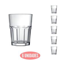Conjunto 6 Mini Copos Dose Bristol 60ml Shot Cachaça Nadir