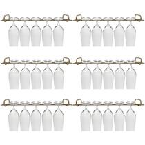 Conjunto 6 Organizadores Porta Taças 42cm Suportes Para Pendurar Taças