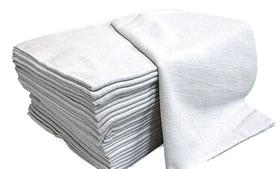 Conjunto 6 panos de chão branco kit com formato de saco tamanho M limpeza e higiene
