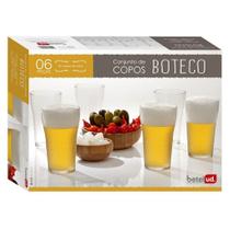conjunto 6 pçs copos cerveja boteco - betel ud conjunto 6 pçs copos cerveja boteco - betel ud