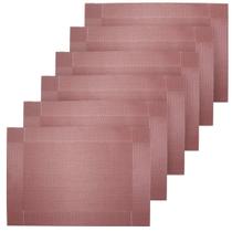 Conjunto 6 Peças Jogo Americano 45x30cm Sousplat Shine