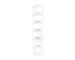 Conjunto 6 Potes Plástico Empilháveis Lyor Conjunto 6 Potes Plástico Empilháveis Lyor