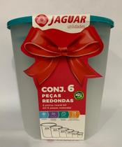 Conjunto 6 Potes Redondo JAGUAR