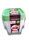 Conjunto 6 potes santana 280 ml cada