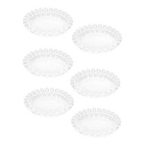 Conjunto 6 Pratinhos Cristal Pearl 14cm Fofo Wolff Petiscos Conjunto 6 Pratinhos Cristal Pearl 14cm Fofo Wolff Petiscos