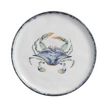 Conjunto 6 Prato Raso Ø27cm Caranguejo Atlântica Scalla