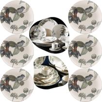 Conjunto 6 pratos de sobremesa coup la vie 20,5cm - porto brasil Conjunto 6 pratos de sobremesa coup la vie 20,5cm - porto brasil