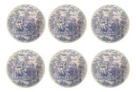 Conjunto 6 Pratos Fundo 21,5cm Donna Cena Inglesa - Biona