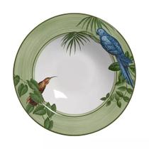 Conjunto 6 Pratos Fundo Birds Alleanza Cerâmica 25cm