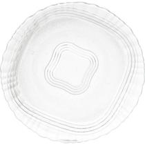 Conjunto 6 Pratos Fundo Vidro Crystal Wheaton