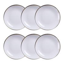 Conjunto 6 Pratos Fundos 21cm Canyon Porcelana Tramontina