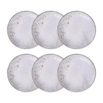 Conjunto 6 Pratos Fundos 21cm Porcelana Floralis Tramontina Conjunto 6 Pratos Fundos 21cm Porcelana Floralis Tramontina
