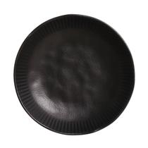 Conjunto 6 Pratos Fundos de 22,5cm Linhas Preto Matte Porto Brasil Conjunto 6 Pratos Fundos de 22,5cm Linhas Preto Matte Porto Brasil