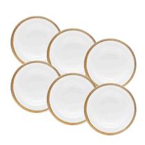 Conjunto 6 Pratos Fundos de Porcelana Paddy Wolff