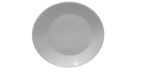 Conjunto 6 Pratos Fundos de Vidro 19cm Branco Sobremesa e Sopas Mesa Posta Elegante Resistente Durável Sofisticado