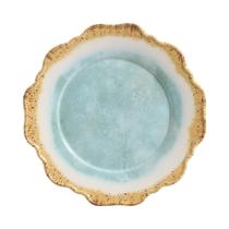 Conjunto 6 Pratos Raso Cerâmica Antunes Azul 30cm - Scalla