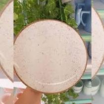 Conjunto 6 Pratos Rasos 28cm Rústico Marrom - Tramontina Conjunto 6 Pratos Rasos 28cm Rústico Marrom - Tramontina