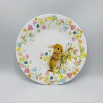 Conjunto 6 pratos rasos de Vidro Páscoa Le Patisserie 25,4cm