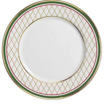 Conjunto 6 Pratos Rasos Soldadinhos Filete Ouro - Alleanza