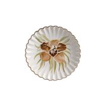 Conjunto 6 Pratos Sobremesa Ø20cm Com Filete Ouro Scalla Conjunto 6 Pratos Sobremesa Ø20cm Com Filete Ouro Scalla