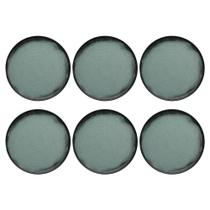 Conjunto 6 Pratos Sobremesa Oxford Ceramica 20cm Pacífico Conjunto 6 Pratos Sobremesa Oxford Ceramica 20cm Pacífico
