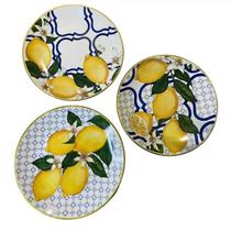 Conjunto 6 Pratos Sobremesa Sicilia - SCALLA CERAMICA