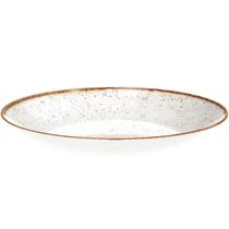 Conjunto 6 Pratos Tramontina de Porcelana Rústicos Fundos Decorados 22cm cada Marrons Conjunto 6 Pratos Tramontina de Porcelana Rústicos Fundos Decorados 22cm cada Marrons