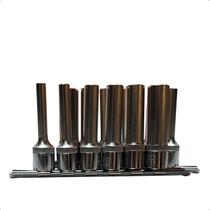 Conjunto 6 Soquetes Torx Longo 3/8 E4 Até E14 Femea Gedore