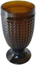 Conjunto 6 Taças Âmbar Barroco De Vidro P/ Água Vinho 250-ml Wheaton
