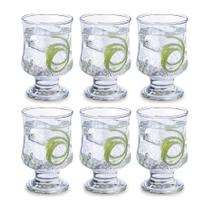Conjunto 6 Taças Bouquet Sobremesa Drink Vidro 250ml Conjunto 6 Taças Bouquet Sobremesa Drink Vidro 250ml